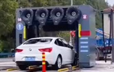 蕭山西湖石油選配林頓龍門往復式全自動洗車機，防銹蝕耐腐，經久耐用